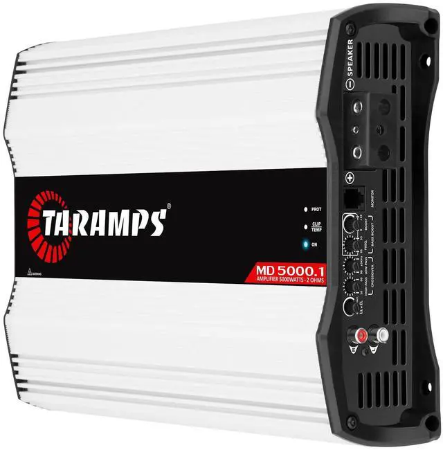 Alt view image 3 of 5 - Taramps MD 5000.1 Amplifier 2 Ohms 5000 Watts RMS 1 Channel Full Range, Car Audio Monoblock, LED Monitor Indicator Class D, Great for Subwoofer, MD 5k
