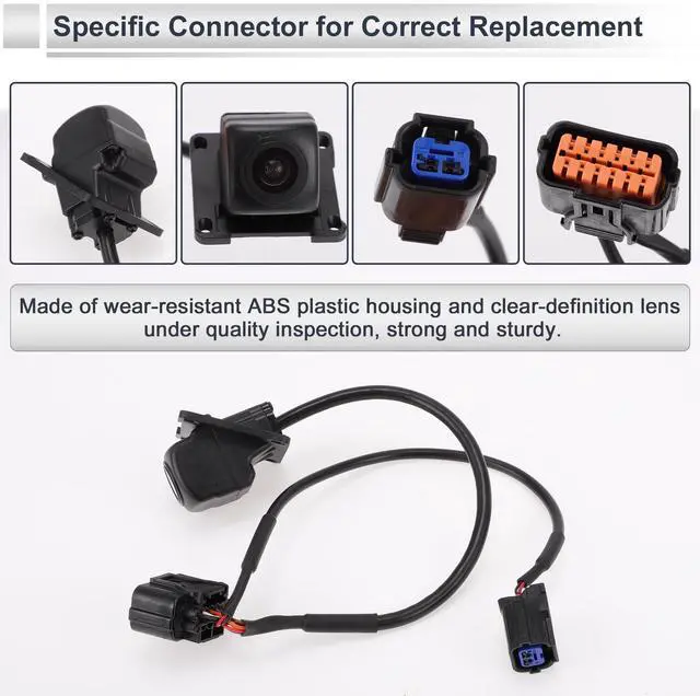 Alt view image 4 of 5 - RATCHROLL License Plate Rear View Camera for Hyundai Sonata 2015-2017 Park Assist Camera Backup Reverse Camera No.95760E6201