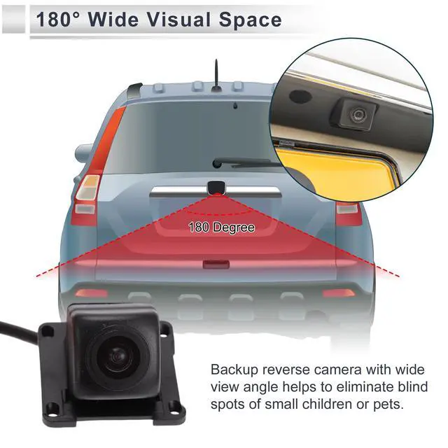 Alt view image 3 of 5 - RATCHROLL License Plate Rear View Camera for Hyundai Sonata 2015-2017 Park Assist Camera Backup Reverse Camera No.95760E6201