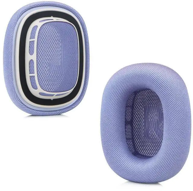 Alt view image 2 of 5 - Upgraded Ear Cushions Replacement for 2024 New Apple Airpods Max Over-Ear Headphones, Earpads with Durable Mesh Fabric and Magnet for Airpods Max (Purple)