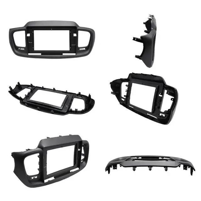 Alt view image 5 of 5 - Fits for Kia Sorento LHD 2014-2020 Car Radio Stereo Fascia Frame Double DIN 10.1 inch Dash Installation Mounting Kit
