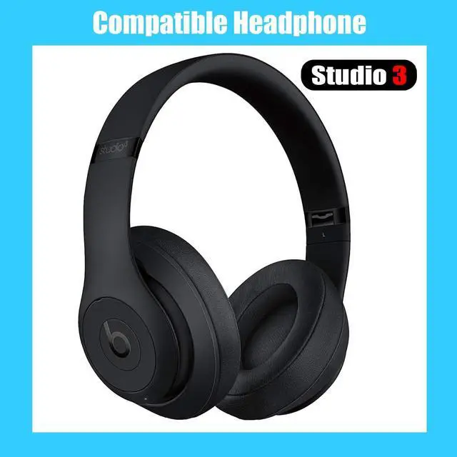 Alt view image 2 of 5 - Studio 3 Headband Replacement Parts Accessories Studio3 Arch Head Band Cover Pad Repair Kit Compatible with Beats Studio 3 Wireless Top Headband. (Black)