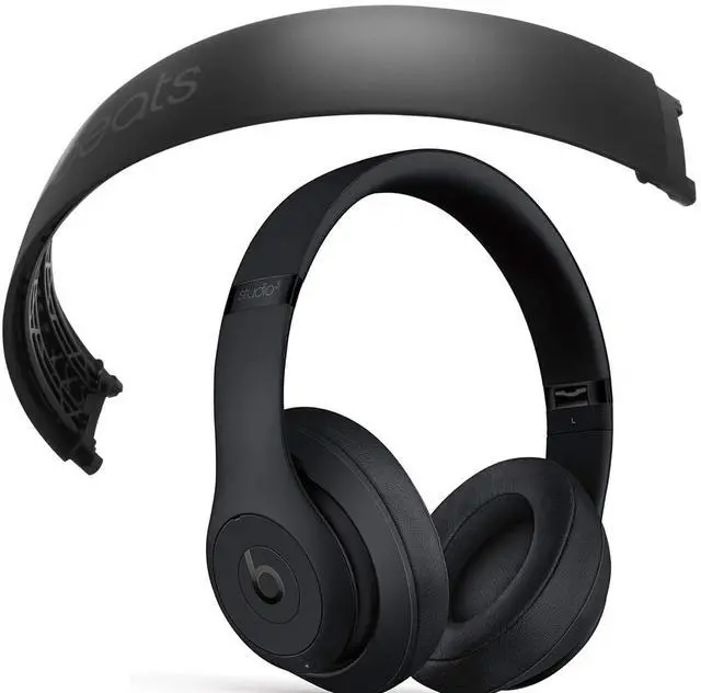 Alt view image 3 of 5 - Studio 3 Headband Replacement Parts Accessories Studio3 Arch Head Band Cover Pad Repair Kit Compatible with Beats Studio 3 Wireless Top Headband. (Black)