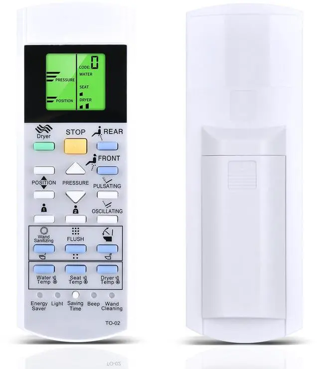 Main image of Snrigw Replacement Remote for TOTO Washlet Bidet SW3054AT40 TCF4911E SW3084#01,SW3084#12,SW3083#01,SW3083,SW3046#01,SW3046,S500E,S550E,SW3056#01 SW3054AT40 SW3054 & Multiple TCF Series Models