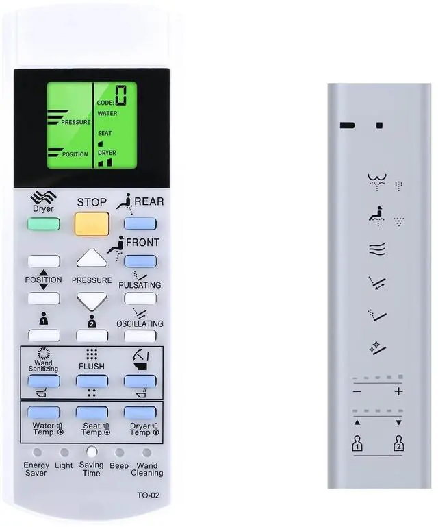 Main image of WKOLF New Remote Control Fits for TOTO Washlet Bidet Toilet Seat SW3054AT40 SW3054 TCF4911E TCF491 TCF801 TCF804 DH TCF9575 TCF4914E TCF4914TCF802 TCF803 THU6223 K300 TTHU9489 S350E TTHU9851 C200