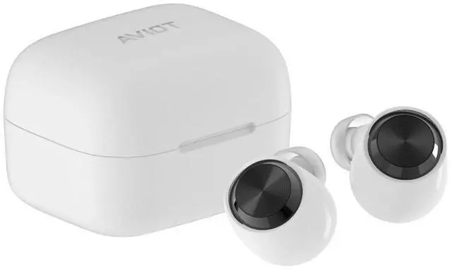 Main image of AVIOT TE-A1 Hi-Res True Wireless Earbuds ^^ Bluetooth 5.3, Up to 70-Hour Playback, Adaptive Noise Canceling, 3D Spatial Audio, Wireless Charging, IPX4 Water & Dust Resistance, Lightweigh