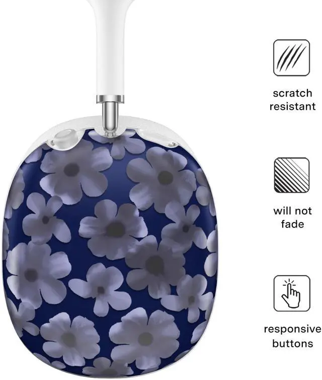 Alt view image 3 of 5 - VELVET CAVIAR Case Cover for AirPods Max 2 & 1 - Cute Protective Headphone Accesssories (Midnight Blossom)