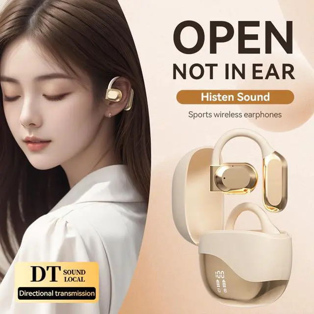 Alt view image 2 of 5 - FOSA Language Translation Earbuds, 144 Languages Translator Earbuds, Real Time Earbud Translator 3 in 1 Two Way and APP (Skin Color)