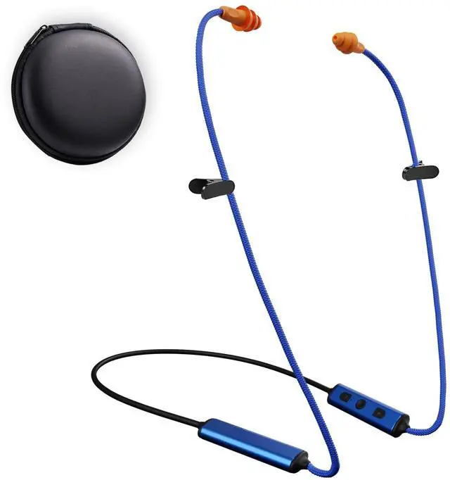 Main image of Ear Plugs Bluetooth Headphones for Work, Neckband Wireless Earbuds with 20 Hour Battery, Noise Reduction Isolating in-Ear Earplug Earphones with Mic and Controls, for Industrial Safety Construc