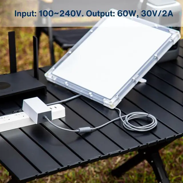 Alt view image 5 of 5 - Steinwhale 60W DC Power Adapter Charger for Starlink Mini, 30V/2A Output, Compatible with Waterproof DC Cable, Short Circuit Protection, Lightweight and Easy to Carry