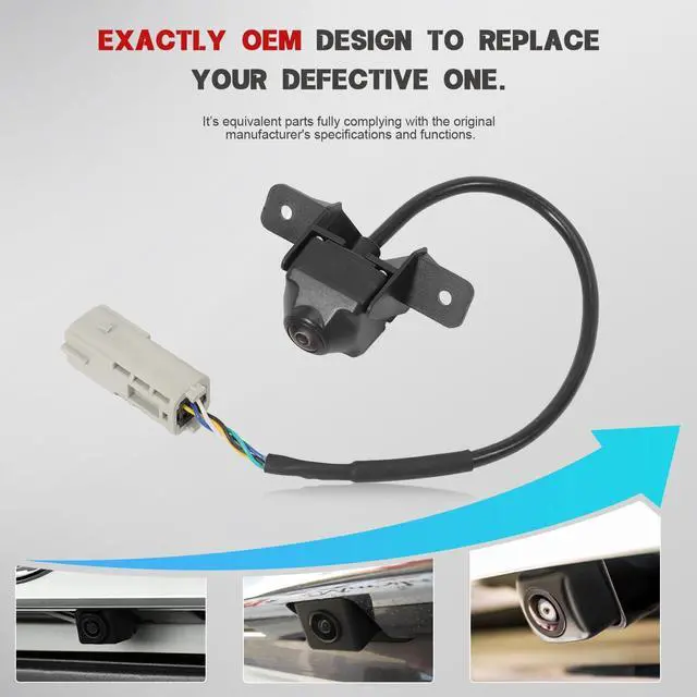 Alt view image 3 of 5 - Rear View Backup Camera for Lacrosse Allure Malibu 2014-2016 & Volt 2011-2015 & Malibu Eco 2013-2014 22923842 22883286 20860481 Park Assist