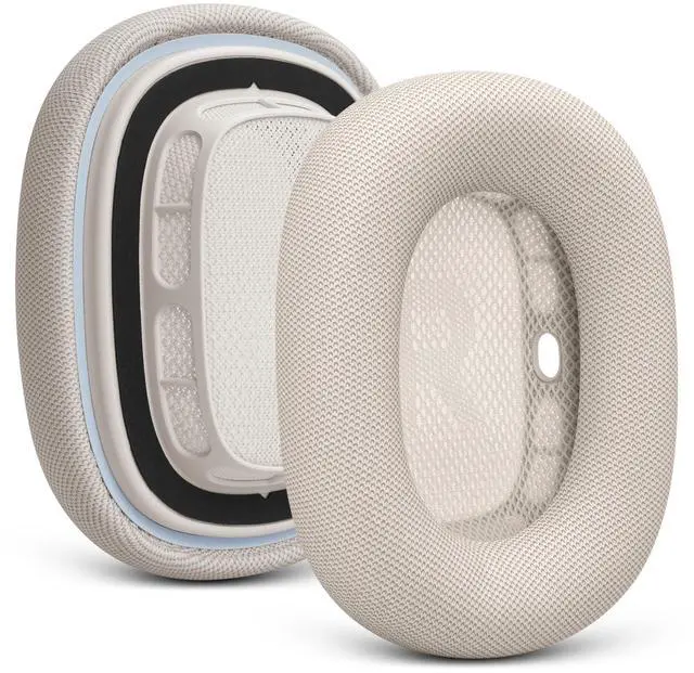 Main image of Ear Cushions Replacement for Apple AirPods Max - Upgraded Ear Cups for Air Pods Max Headphones, GVOEARS Earpads Covers Sweatproof (Starlight)
