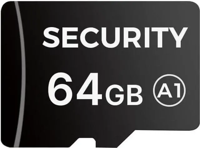 Main image of GAIEXCE 64GB Micro SD Card, Read 90MB/sec, Write 25MB/sec, Memory Card for Security Cameras Indoor Outdoor