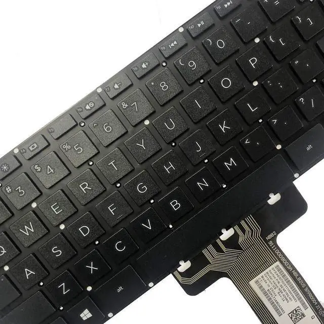 Alt view image 4 of 5 - Zahara US Keyboard Black Replacement for HP 14-CF 14S-CF 14-DK 14S-DK 14-DF 14S-DF Series 14s-cf1000 14s-cf2000 14-cf0013dx 14-cf0006dx HP 14-cf0012ds 14-cf0014dx 14-cf0016ca 14-cf0018ca Laptop