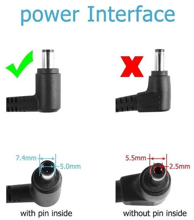 Alt view image 2 of 5 - 19.5V 11.8A 230W AC Charger Adapter Replacement for Intel NUC KIT NUC8i7hnkqc NUC8i7hnk NUC8i7hvkva NUC8i7HVK NUC9i7FNH NUC9i5FNH NUC9i3FNH NUC9i9QNX NUC9i7QNX NUC9i5QNX