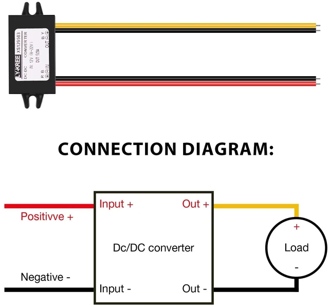 Alt view image 3 of 5 - Weewooday 8 Pieces Direct Current Converter 12v to 5v 3a 15w Power Adapter