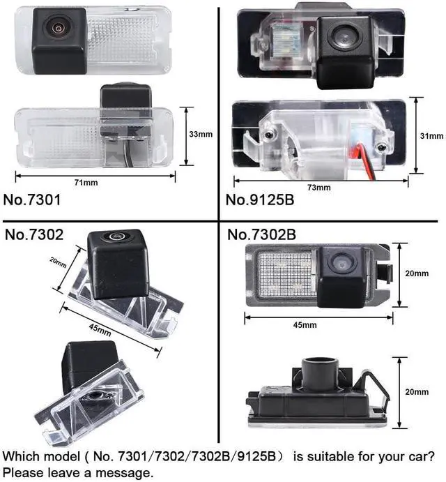 Alt view image 3 of 5 - Vehicle License Plate Backup Camera,Night Vision Car Rear View Reverse Camera+4.3" inch LCD Mirror Replacement for Fiat 500 312 2013/12-2023/12 OEM :68225283AA 68228557AA(No.7302)