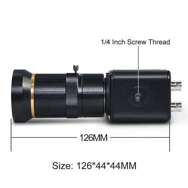Alt view image 2 of 5 - MOKOSE SDI Camera, HD-SDI 2 MP 1080P HD Digital CCTV Security Camera, 1/2.8 High Sensitivity Sensor CMOS with 5-50mm Manual Varifocal HD Lens