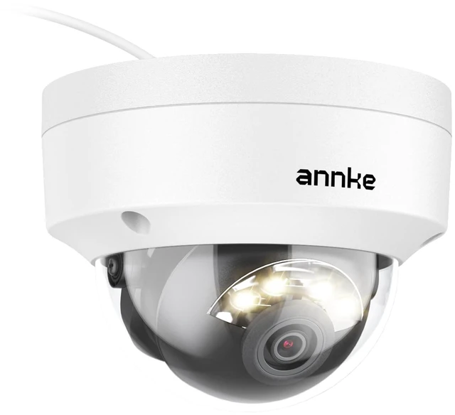 Main image of ANNKE 4K PoE Security Camera Outdoor, Spotlight Color Night Vision, White
