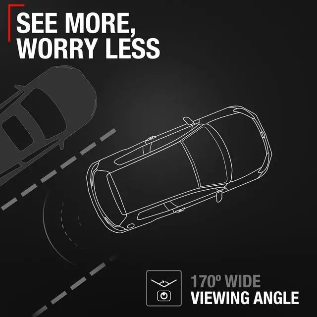 Alt view image 5 of 5 - Rear View Backup Camera - Compatible with 2011-2020 Dodge Journey - Reverse Park Assist Camera Replacement - OEM 56054158AG, 56054158AB, 56054158AC, 56054158AD, 590-143, CH1960102