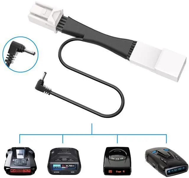 Alt view image 4 of 5 - TQXHLBFU Radar Detector Power Adapter DC3.5 Plug (10P Type E) for Select Mazda Vehicles.Compatible with Mazda 2017+ CX5, CX9 and More,with Frameless Mirror,Clean and Easy to Install