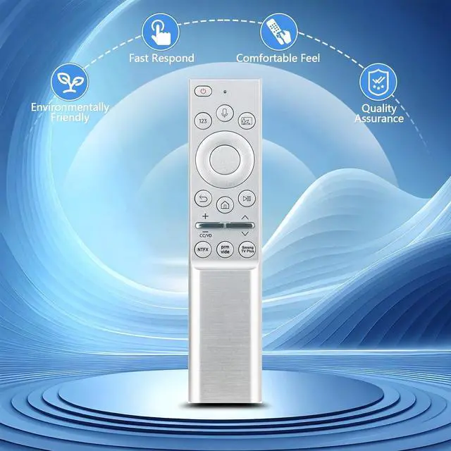 Alt view image 4 of 5 - Beyution BN59-01327A Voice Remote Control with MIC fit for Samsung Q950T Q900T Q800T Smart QLED TV 2020 Models QN65Q850TAF QN65Q900TSF QN65Q900TSFXZA QN75Q900TSFXZA QN85Q900TSFXZA QN85Q950TSFXZA