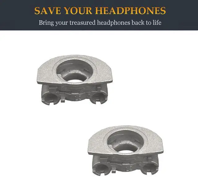 Alt view image 3 of 5 - WH-1000XM4 Hinge Swivels as Same as the OEM XM4 Hinge Spins Accessories Replacement Parts Compatible with Sony WH-1000XM4 Noise Cancelling Headphones (Silver)