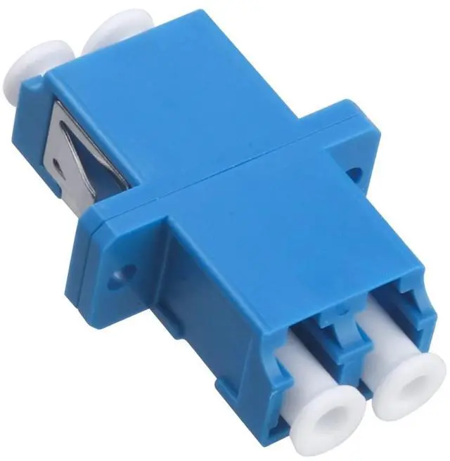 Alt view image 3 of 5 - Duogalia 200 Pack LC to LC Duplex Fiber Optic Coupler - LC Duplex Singlemode Fiber Optic Cable Connector Adapter