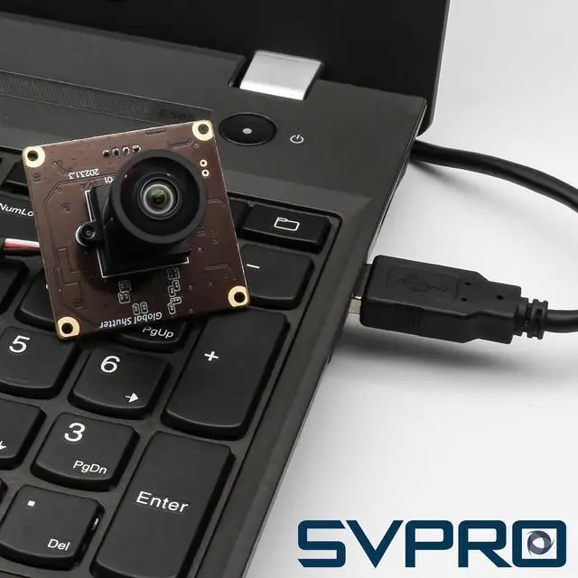 Alt view image 5 of 5 - SVPRO 2MP Global Shutter USB Camera Board 90fps High Speed Webcam Module with Distortion-Free 120 Degree Wide Angle Slow Motion Camera for Computer, Laptop, Android Device (1920x1200 AR0234 Sensor)