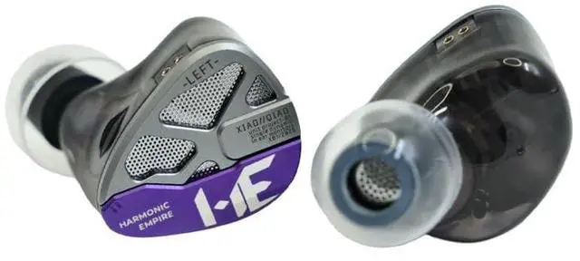 Alt view image 2 of 5 - syeindunce Tangzu Xiao Qiao 10mm Dynamic Driver IEMs, Harmonic Empire Semi-Open Back HiFi Earphones with Graphene Diaphragm & CNC Resin Shell (Purple, 3.5mm)