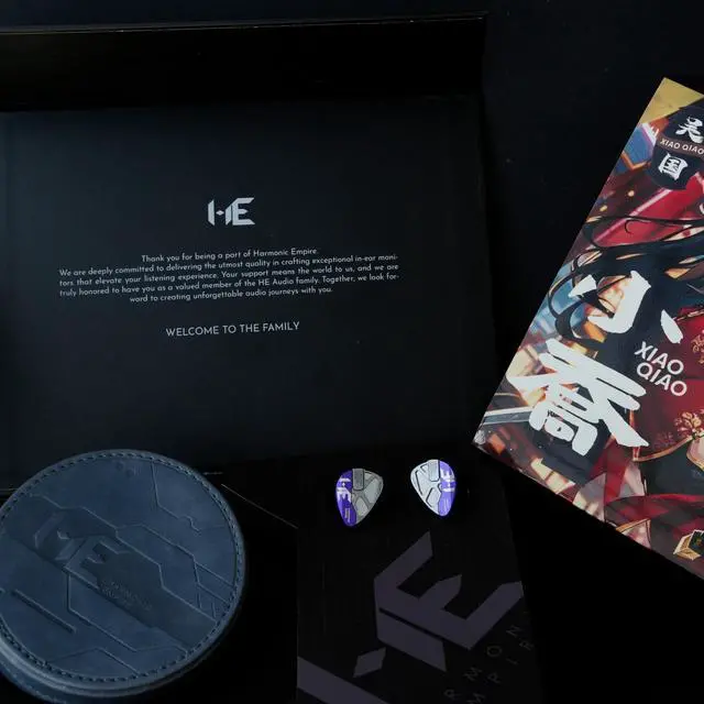 Alt view image 5 of 5 - syeindunce Tangzu Xiao Qiao 10mm Dynamic Driver IEMs, Harmonic Empire Semi-Open Back HiFi Earphones with Graphene Diaphragm & CNC Resin Shell (Purple, 3.5mm)