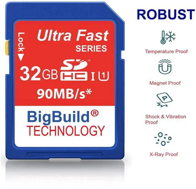 Alt view image 4 of 5 - BigBuild Technology 32GB SDHC Memory Card for Campark T90, T200, TC11, TC15, TC24 Wildlife Trail Cameras