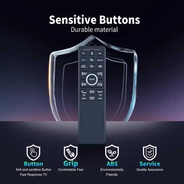 Alt view image 5 of 5 - Snrigw Replacement Remote Control for EGOHOME Sven & Son Richmat HJH89 MUUEGM Dyonery Mattress MLILY Mojigam Adjustable Bed Base