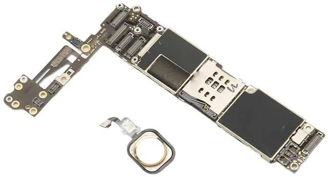 Alt view image 3 of 5 - Yctze Unlocked Logic Board with Touch ID Fingerprint, Cellphone Mainboard Replacement for 6, US Version, DIY Repair Accessories (#11)