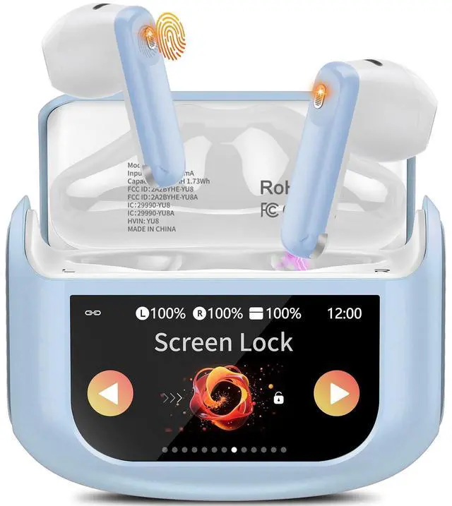 Main image of Thunelec Ai Translation Earbuds Real Time, 3-in-1 Buletooth 5.3 Translator Earbuds with 5 Translation Modes/164 Languages/No Subscription Required, Sky Blue