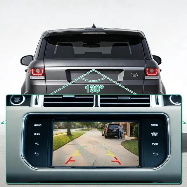 Alt view image 3 of 5 - GK62-19G590-BD Rear View Camera for Discovery IV 2012-2015, Range Rover IV L405 2012-2016, Sport L494 2013-2016, Evoque L538 2012-2016, OE Backup Cam Replaces GK52-19G590-BB LR092030 by GreenYi