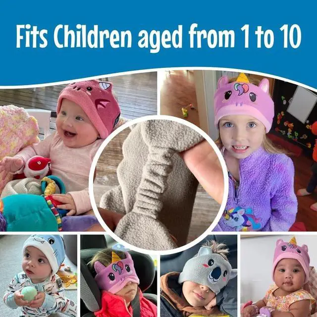 Alt view image 5 of 5 - Bandou - Original Toddler & Kids Headphones - Bluetooth Wireless & Wired Headband - Comfortable Fit - Safe Volume Limited - Adjustable for Travel, Learning, and Sleep (Sparkle The Unicorn)