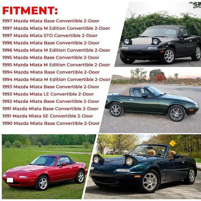 Alt view image 3 of 5 - WIKIBB for Mazda Miata NA Double Din Head Unit Bezel, 2DIN Frame, Fits 7" Atoto Radio