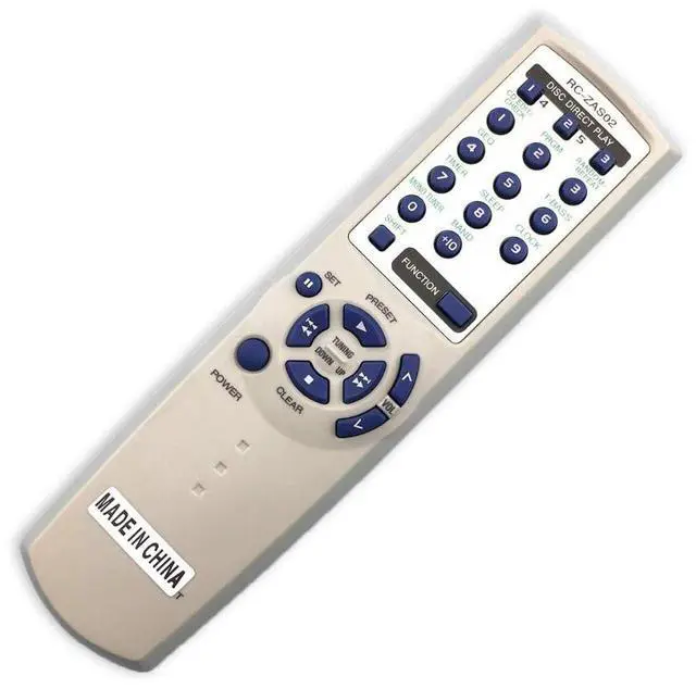 Alt view image 2 of 2 - Bestol 1PCS remote control suitable for AIWA tv AV SYSTEM Audio power amplifier RC-ZAS02 CONTROLLER DVD PLAYER