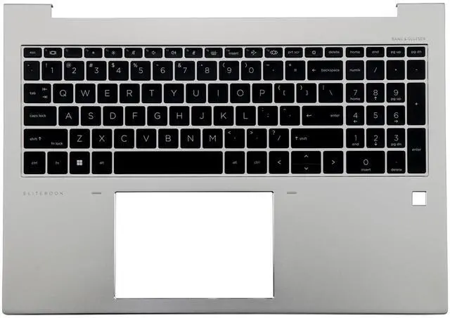Main image of BestParts Spare Palmrest Top Cover US Backlit Keyboard Compatible with HP EliteBook 860 G9, 860 G10, FPR, P/N: N08145-001