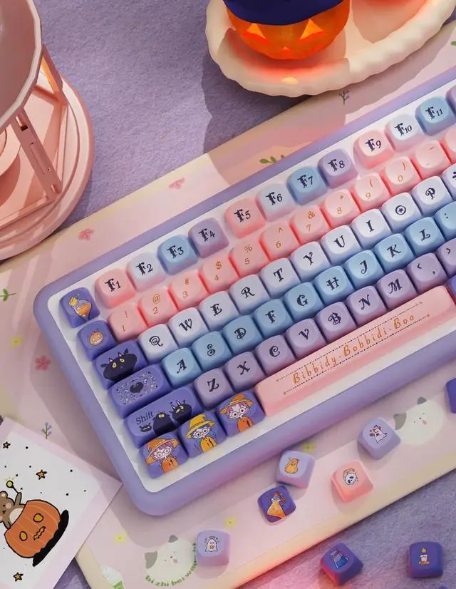 Main image of MERAYLAX Little Witch Theme keycaps of Mechanical Keyboard