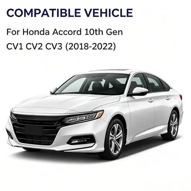 Alt view image 2 of 5 - BunnyVibe Rear View Backup Camera Compatible with Honda Accord 2018 2019 2020 Waterproof HD Reverse Parking Assist Assembly 39530-TVA-A01 39530-TVE-H013-M1
