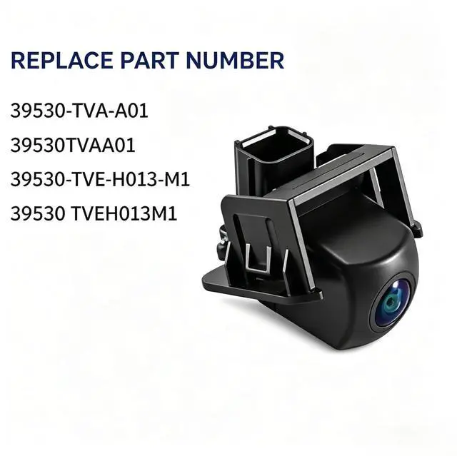 Alt view image 3 of 5 - BunnyVibe Rear View Backup Camera Compatible with Honda Accord 2018 2019 2020 Waterproof HD Reverse Parking Assist Assembly 39530-TVA-A01 39530-TVE-H013-M1