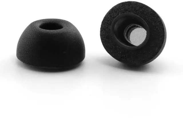Alt view image 4 of 5 - NANLANFAN Memory Foam Ear Tips for AirPods Pro 3rd Generation 2025, Ultimate Comfort, Replacement Ear Tips for AirPods Pro 3 Earbuds, 3 Pairs (Black, SML)