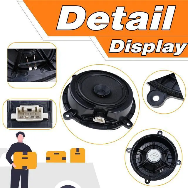 Alt view image 4 of 5 - LEVANLIGHT BHN9-66-960 Speaker Front Door Compatible with 2014 2015 2016 2017 2018 Mazda 3,Mazda 6 CX-5 2013-2016 Replace KF01-66-960