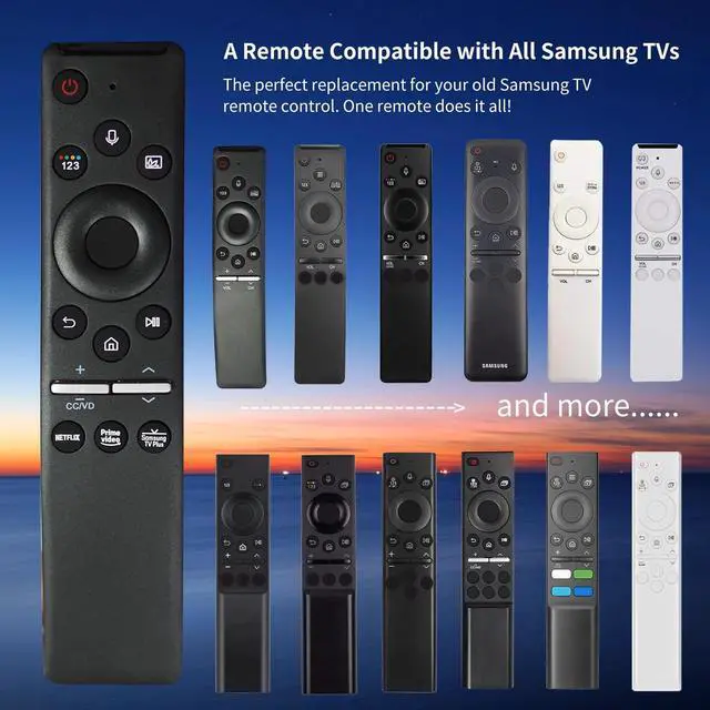 Alt view image 2 of 5 - RIVIERA Pack of 2 Voice Universal Remote Replacement for All Samsung Smart QLED UHD TV Year 2015~2024 1-Year Warranty