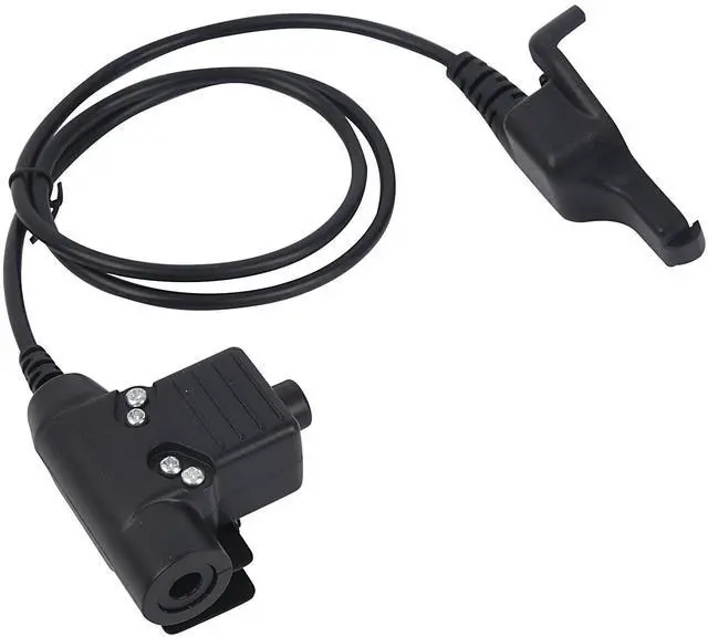 Main image of Pdflie XTS 2500 5000 6 Pin U94 PTT Button Adapter Adaptor for Motorola xts2500 xts5000 Walkie Talkie Two Way Radio xts2500 xts5000 xts4000 ht1000(Black,Wired,Civilian Wiring)