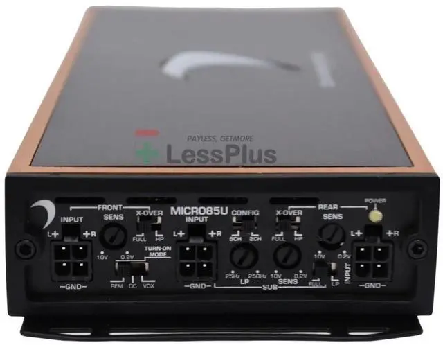 Alt view image 2 of 5 - Diamond Audio MICRO85U 950W 5-Channel Full Range Class D Amplifier (MICRO85U)