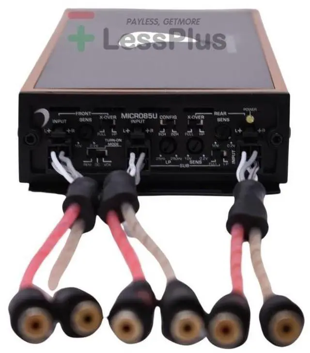 Alt view image 5 of 5 - Diamond Audio MICRO85U 950W 5-Channel Full Range Class D Amplifier (MICRO85U)
