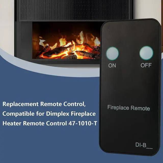Alt view image 4 of 5 - Replacement Remote Control for Dimplex Fireplace Heater Remote Control 3000370500RP DF2608 NBDF2608 DF2622SS DF2622BLK